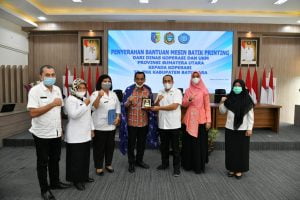 Dapat Bantuan Mesin Batik, Bupati Batu Bara: Terimakasih Pak Gubernur