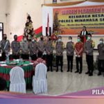 Keluarga Besar Polres Minsel Laksanakan Ibadah Natal Terapkan Protokol Kesehatan