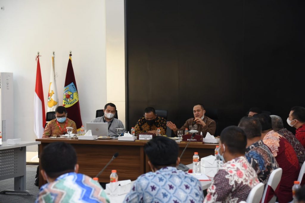 Bupati Rapat Koordinasi Program Pemberantasan Korupsi Terintegrasi Di Batu Bara