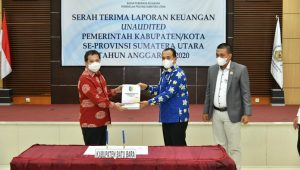 Bupati Zahir Serahkan Laporan Keuangan Pemkab Batu Bara