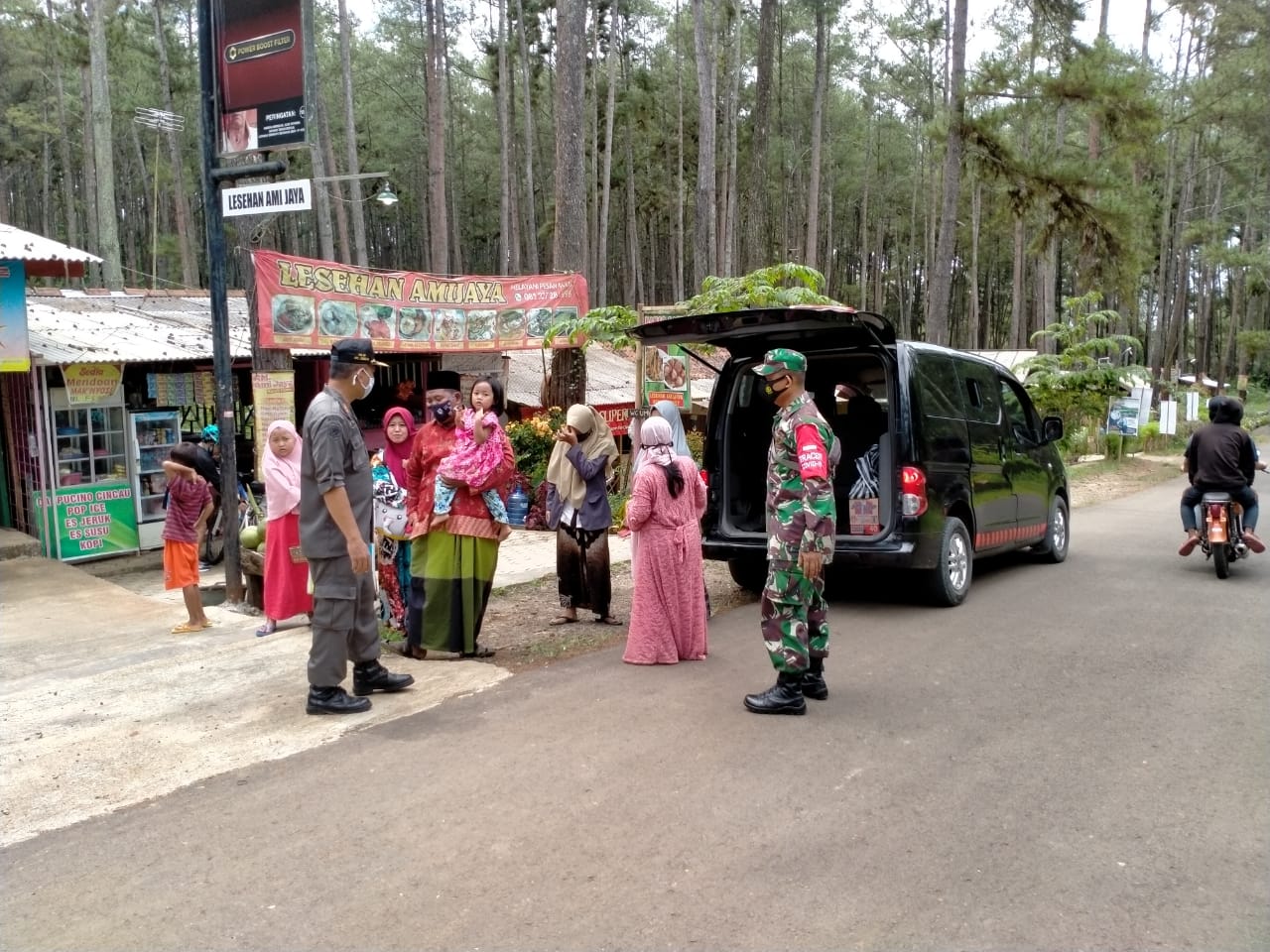 Operasi Masker di Area Wisata Kemit Forest, Satgas Covid-19 Jaring 8 Pelanggar