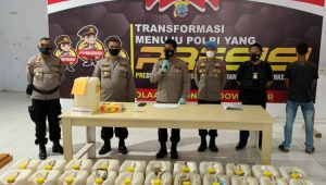 Polres Boltim Amankan 23 Gelon Miras Oplosan