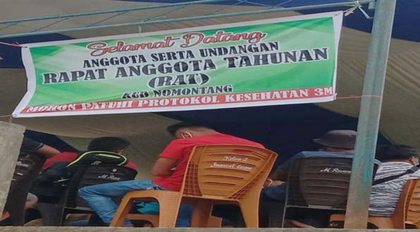 KUD Nomontang Lakukan RAT Sekaligus Pemilihan Ketua Yang Baru