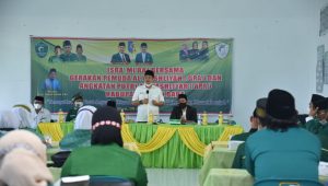 Hadiri Peringatan Isra’ Mi’raj, Bupati Batu Bara Himbau Jamaah Patuhi Protokol Kesehatan Dibulan Puasa