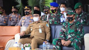 Wabup Oky Hadiri Apel Gelar Pasukan Operasi Keselamatan Toba 2021