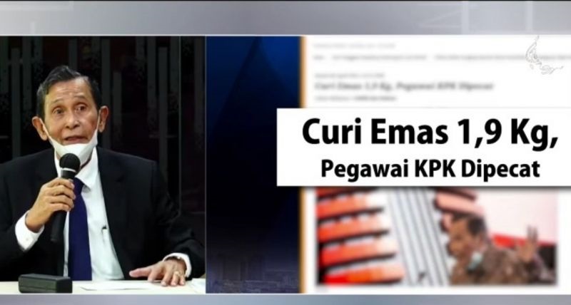 Terbukti Mencuri Emas 1,9 Kg, Pegawai KPK Dipecat