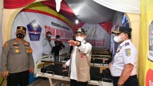 Zahir Bersama Kapolres Tinjau Pos Check Point Perbatasan Batu Bara – Sergai