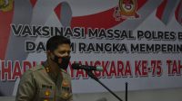 Gelar Vaksinasi Massal, Kapolres Boltim : Tetap Patuhi 5 M
