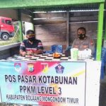 Akses Masuk Pasar Kotabunan Dijaga Ketat