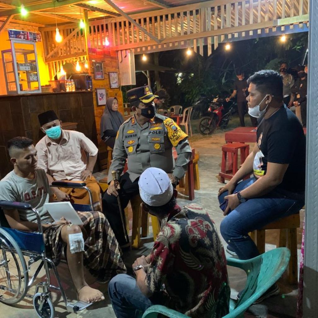 Alami Kritis Pasca Laka Lantas, M.Taufan Sebut Kunjungan AKBP Ikhwan SH, MH Lebih Dari Obat