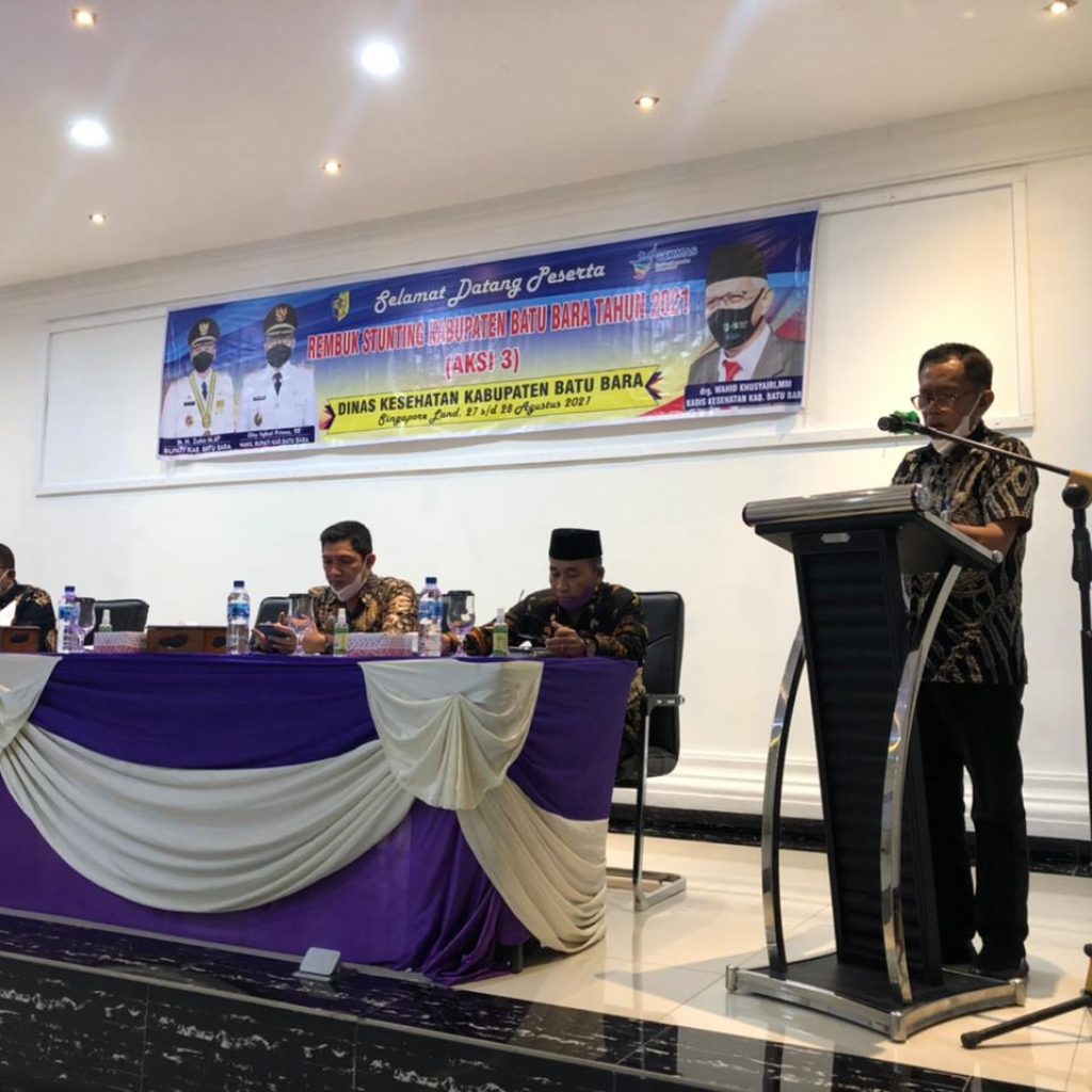 Bupati Batu Bara Buka Rembuk Stunting Tingkat Kabupaten