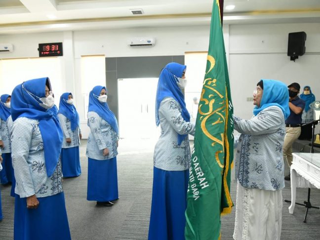 Ny. Maya Indriasari Zahir Dilantik Sebagai Ketua PD. Muslimat Al-Ittihadiyah Batu Bara