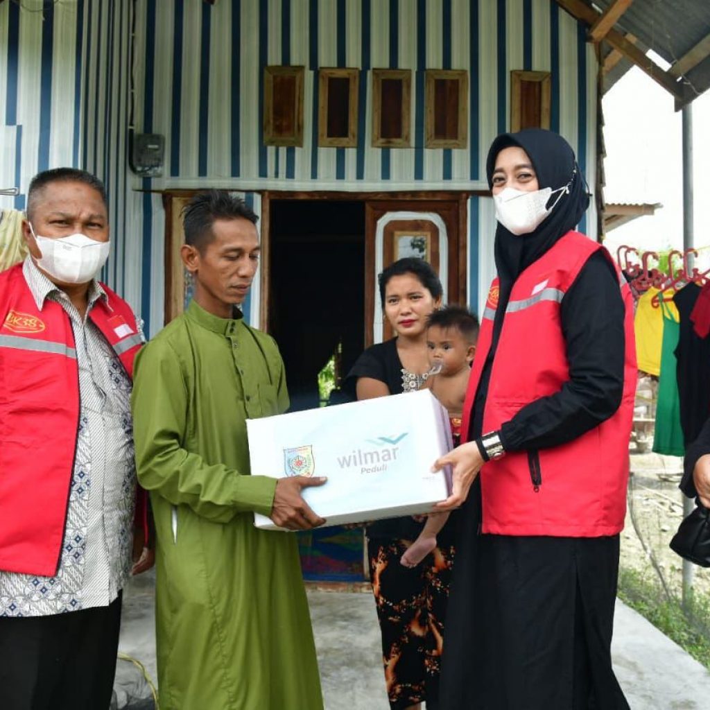 Ketua BK3S Batu Bara Salurkan Bantuan  PT. Multimas Nabati Asahan (WILMAR Group)
