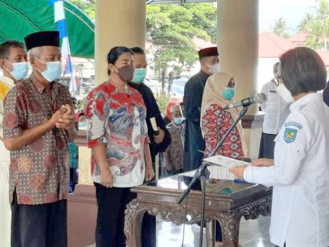 Bupati Yasti Soepredjo Mokoagow Lantik 1.036 Anggota BPD Se-Kabupaten Bolmong