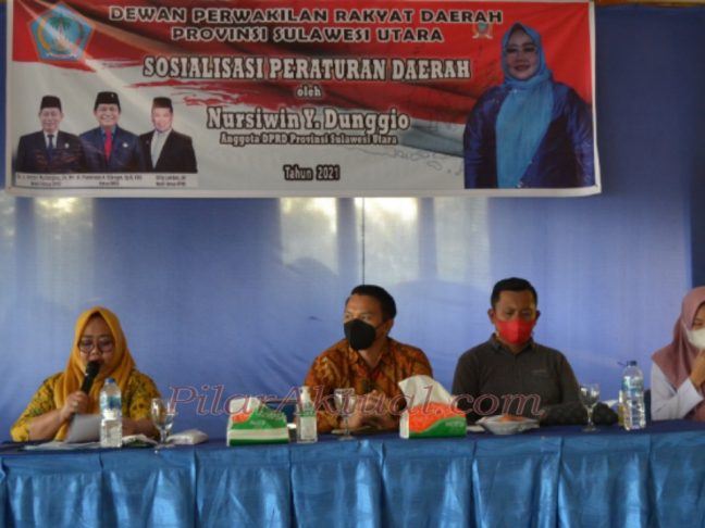 Sosialisasikan Perda Deprov Sulut, Ini Harapan Nursiwin