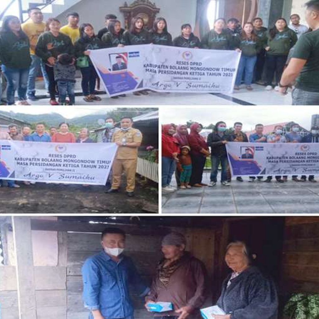 Dibuka Kelompok Paduan Suara, Argo Sumaiku Gelar Reses di Desa Bongkudai Timur