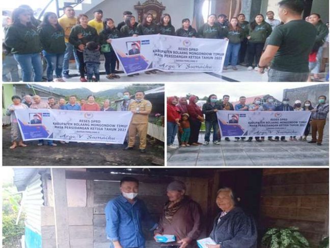 Dibuka Kelompok Paduan Suara, Argo Sumaiku Gelar Reses di Desa Bongkudai Timur
