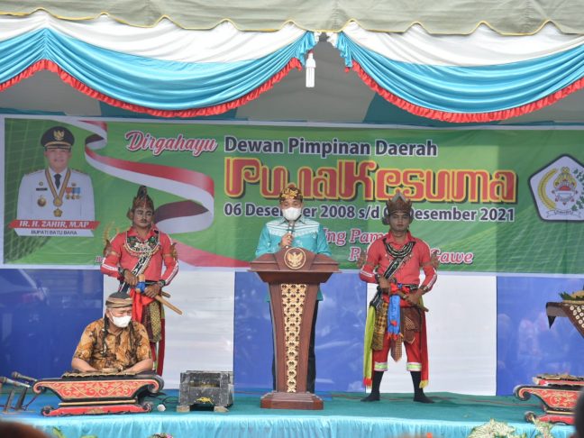 Bupati Zahir Hadiri Acara Dirgahayu Puja Kesuma Kabupaten Batu Bara Ke 13