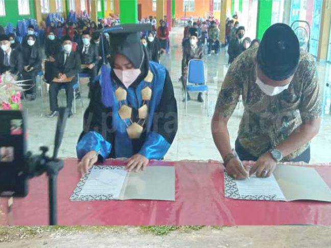 Pelantikan dan Pengambilan Sumpah Rektor, Pejabat Struktural Periode 2021-2025 Institut Kesehatan dan Teknologi Graha Medika Kotamobagu