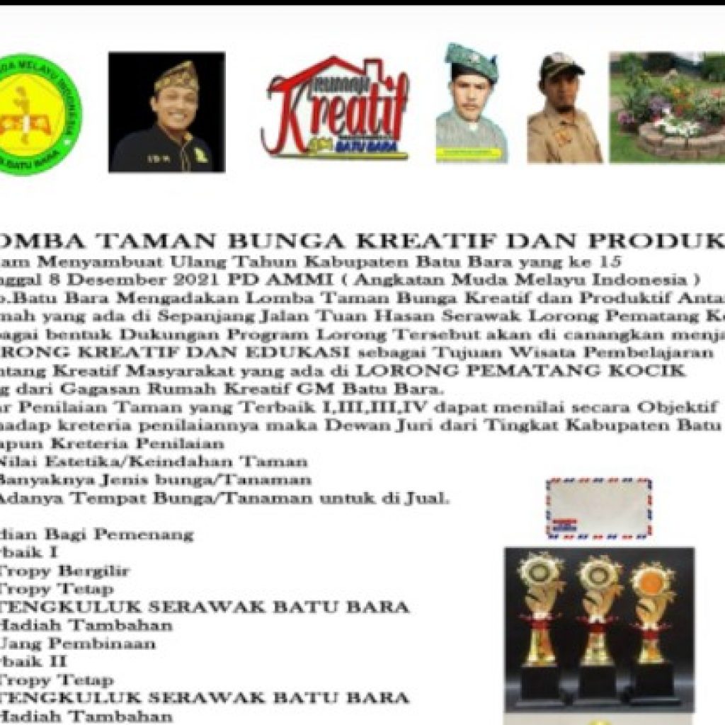 PD AMMI Batu Bara Gelar Lomba Taman Kreatif Dan Produktif