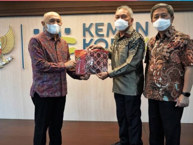 Tingkatkan Potensi UMKM, Bupati Franky Wongkar Audiensi Dengan Kementerian Koperasi dan UKM