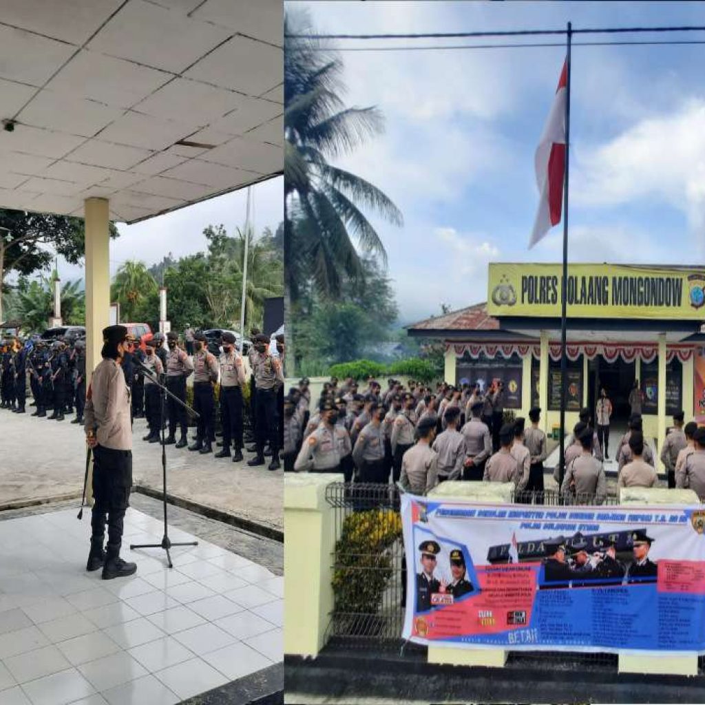 Kapolres Bolmong Sambut Kedatangan BKO Dari Polda Sulut