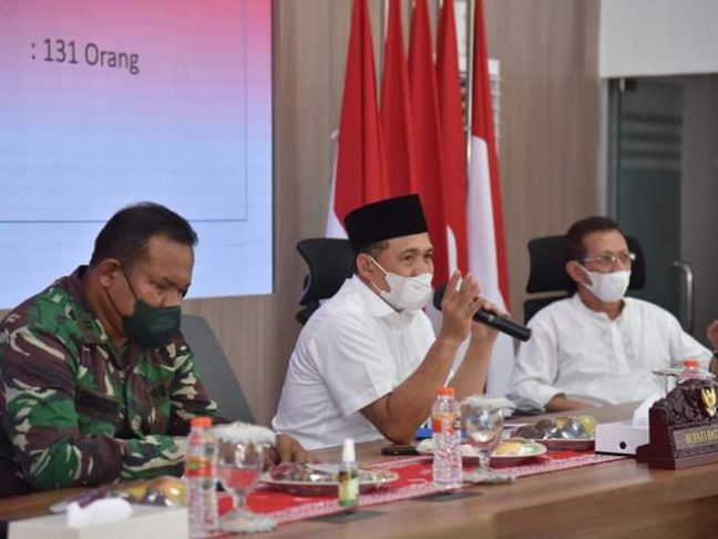Bupati Zahir Rapat Kordinasi Satgas Penanganan Covid-19