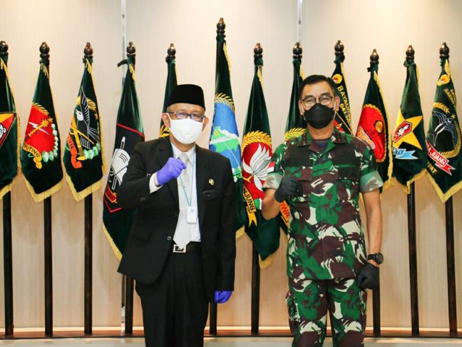 Tingkatkan Kerjasama, Pangdam XII/Tpr Terima Kunjungan Balasan Gubernur Kalbar