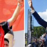 Angota DPR RI, Hi. Herson Mayulu dan Bupati Bolmong Yasti Soepredjo.