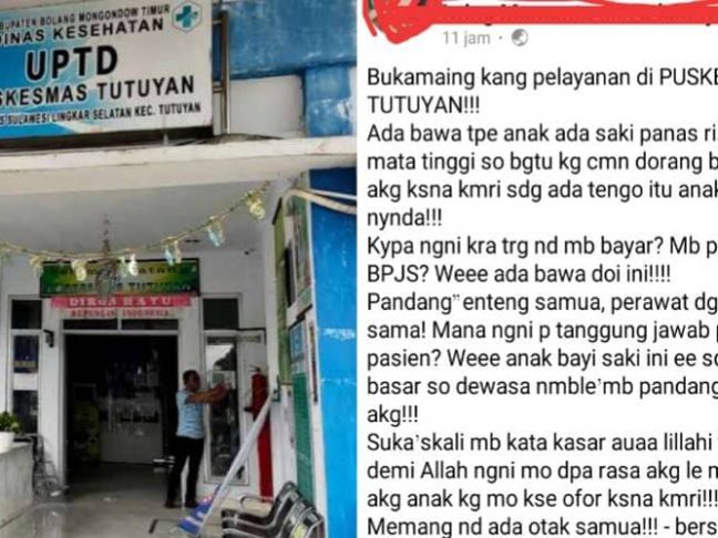 Warga Motongkad Sesalkan Pelayanan UGD Puskesmas Tutuyan