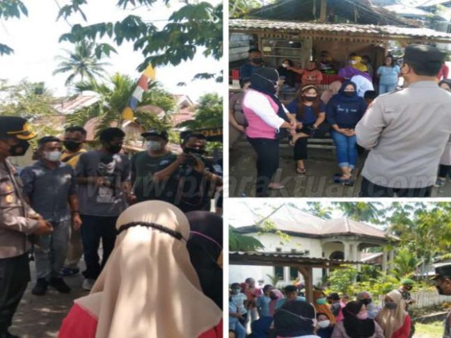 Kunjungi TPS di Kecamatan Lolayan, Kapolres Kotamobagu Ingatkan Warga Patuhi Protokol Kesehatan