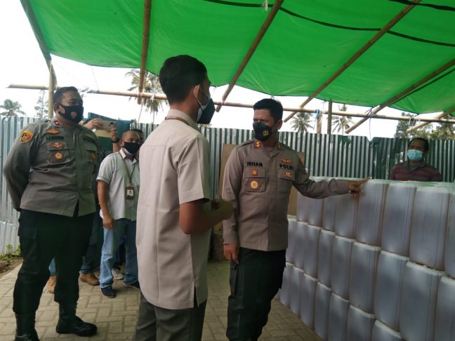 Jelang Ramadhan, Kapolres Kotamobagu Sidak Sejumlah Gudang Distributor Minyak Goreng