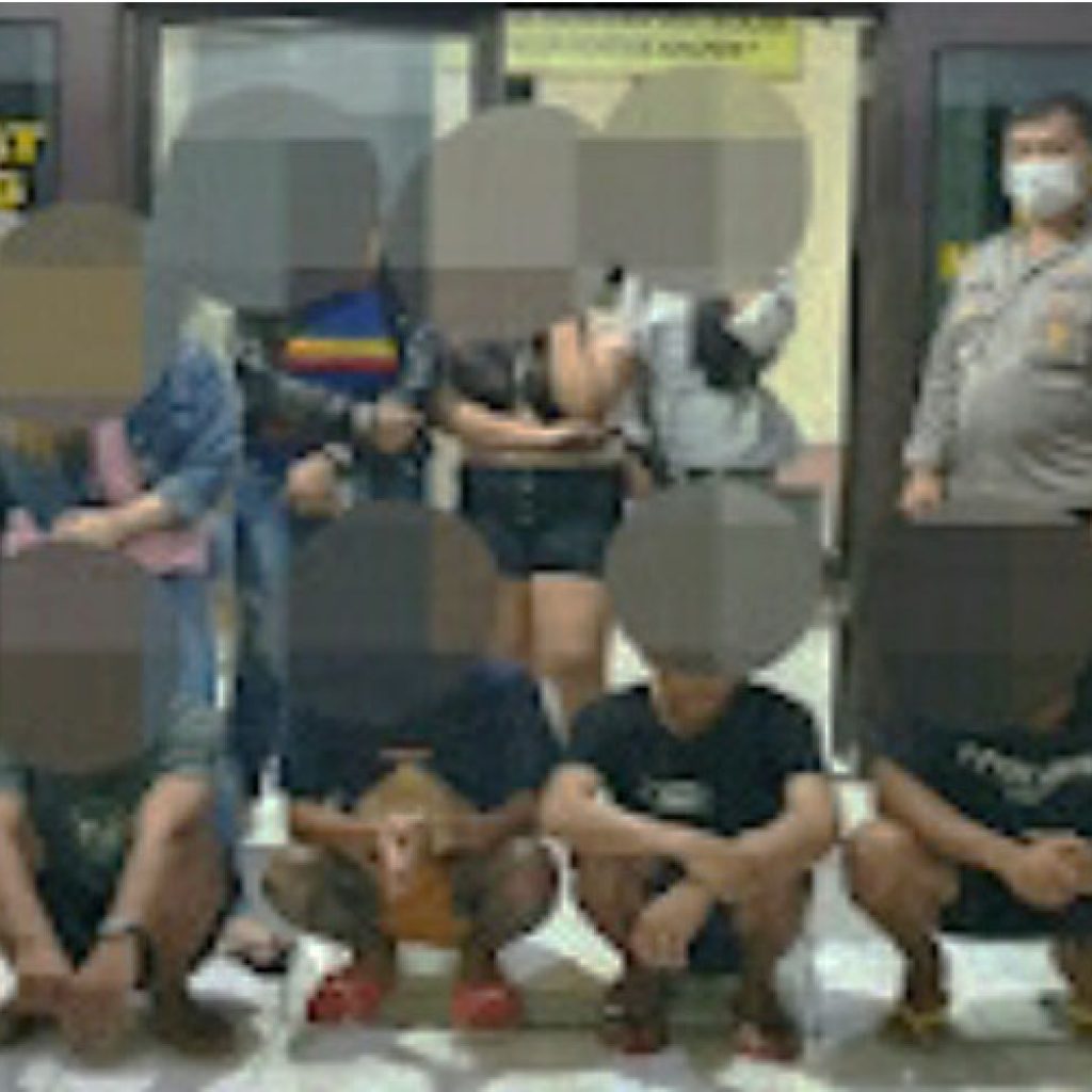 Diduga Terlibat Prostitusi Online, 9 Anak Muda Diamankan di Polsek Matuari