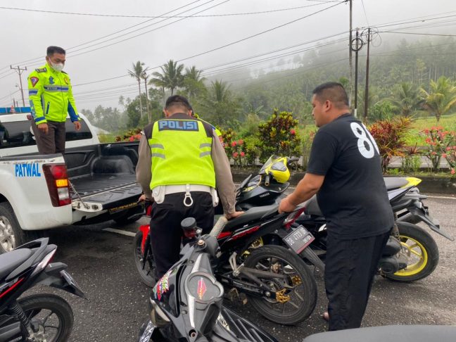 Satlantas Polres Kotamobagu Tindak Tegas Aksi Balap Liar