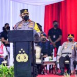 Kapolri Pimpin Apel Gelar Pasukan Operasi Ketupat Samrat Tahun 2022