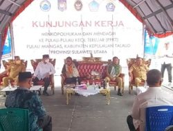 Empat Pejabat TNI-AL Hadir di Miangas Dampingi Kunker Dua Menteri
