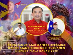PB ESI Sulut Ajak Gamers Bersaing Dalam Ajang Bergengsi Turnamen E-Sport Piala Kasad 2022