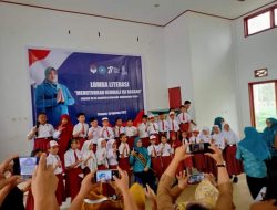 Gelar Lomba Literasi Tingkat SD, Ketua TP-PKK Boltim Ajak Siswa Menuturkan Isi Bacaan