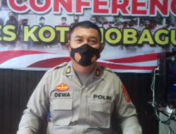 Tim Resmob Polres Kotamobagu Berhasil Melumpuhkan Pelaku Penikaman di Taman Kota