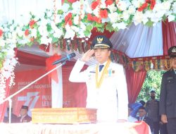 Penuh Khidmat, Bupati Sachrul Irup HUT RI ke-77 di Lapangan Gogaluman