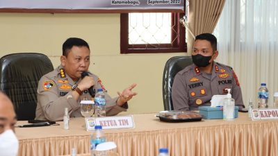 Polres Kotamobagu Terima Kunjungan Kerja Puslitbang Polri