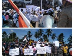 Sambangi Kantor DPRD Mitra, Simpatisan KPA dan SPMT Sampaikan Tuntutan Soal Tanah HGU di Basaan dan Ratatotok