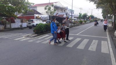 Polres Kotamobagu Gelar Strong Point Layani Kegiatan Masyarakat