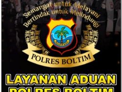 Polres Boltim Buka Layanan Aduan Kamtibmas 1×24 Jam