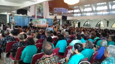 Ratusan Lansia Hadiri Ibadah Pra-Natal Kelompok Pelayanan Rayon 13 Mitra