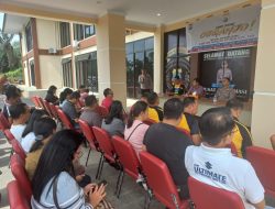 Giat Jumat Curhat Cegah Jo, Polres dan Pemkab Mitra Gelar Penanaman Pohon di Halaman Mako