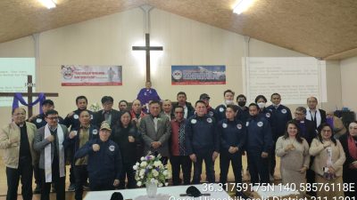 Pengurus Panji Yosua GMIM Nazareth Oarai Jepang, Resmi Dilantik Panglima James Sumendap