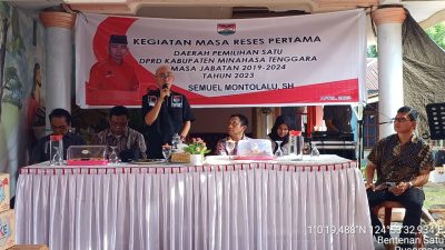 Reses Pertama, Semuel Montolalu Dibanjiri Aspirasi Warga Bentenan Raya