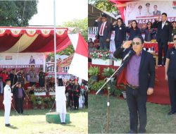 Bupati James Sumendap Irup Hari Pendidikan Nasional Dan Hari Otda di Mitra