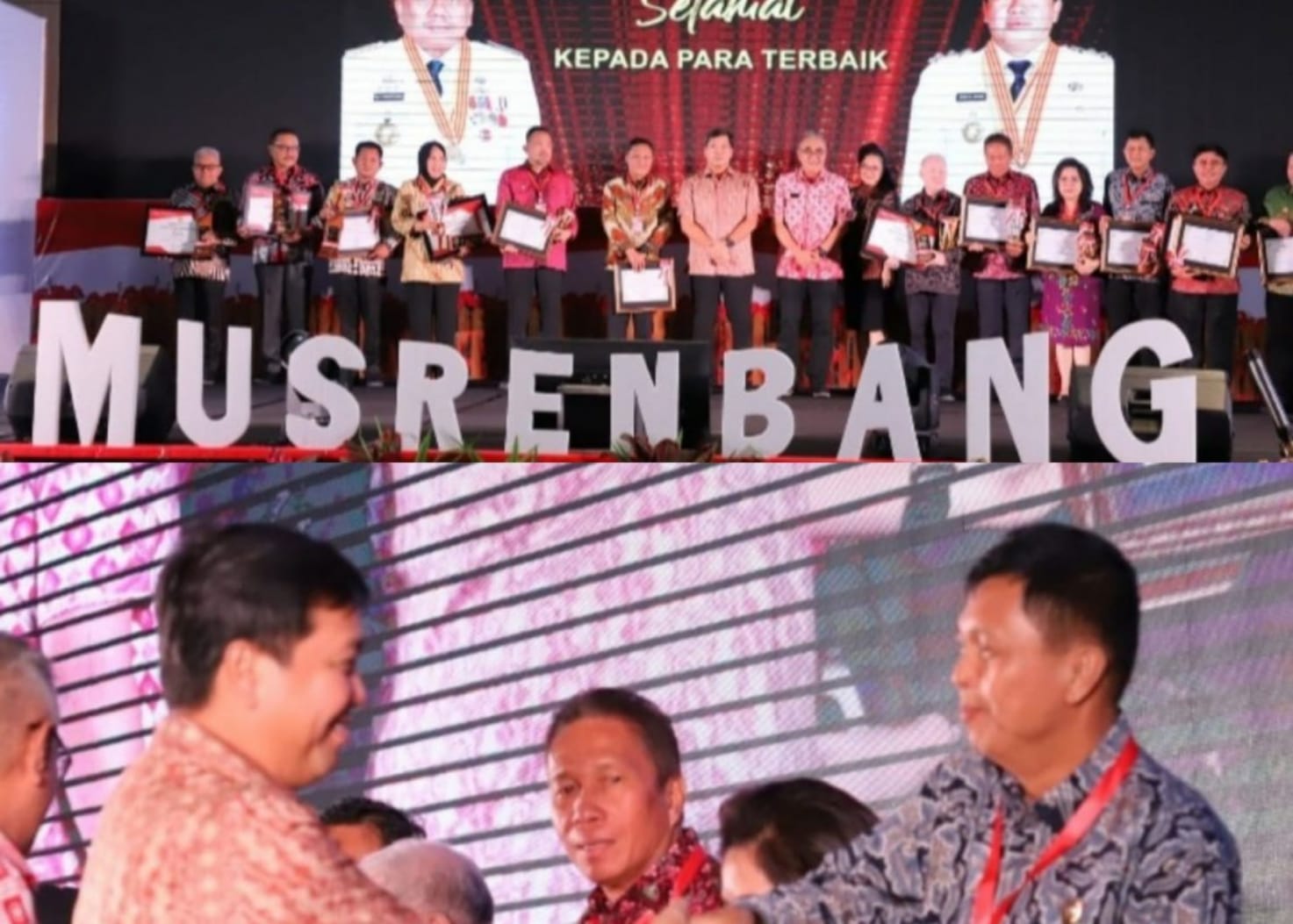 Wakili Bupati, Wabup Mitra Penghargaan Pembangunan Daerah 2023 Dari Pemprov Sulut